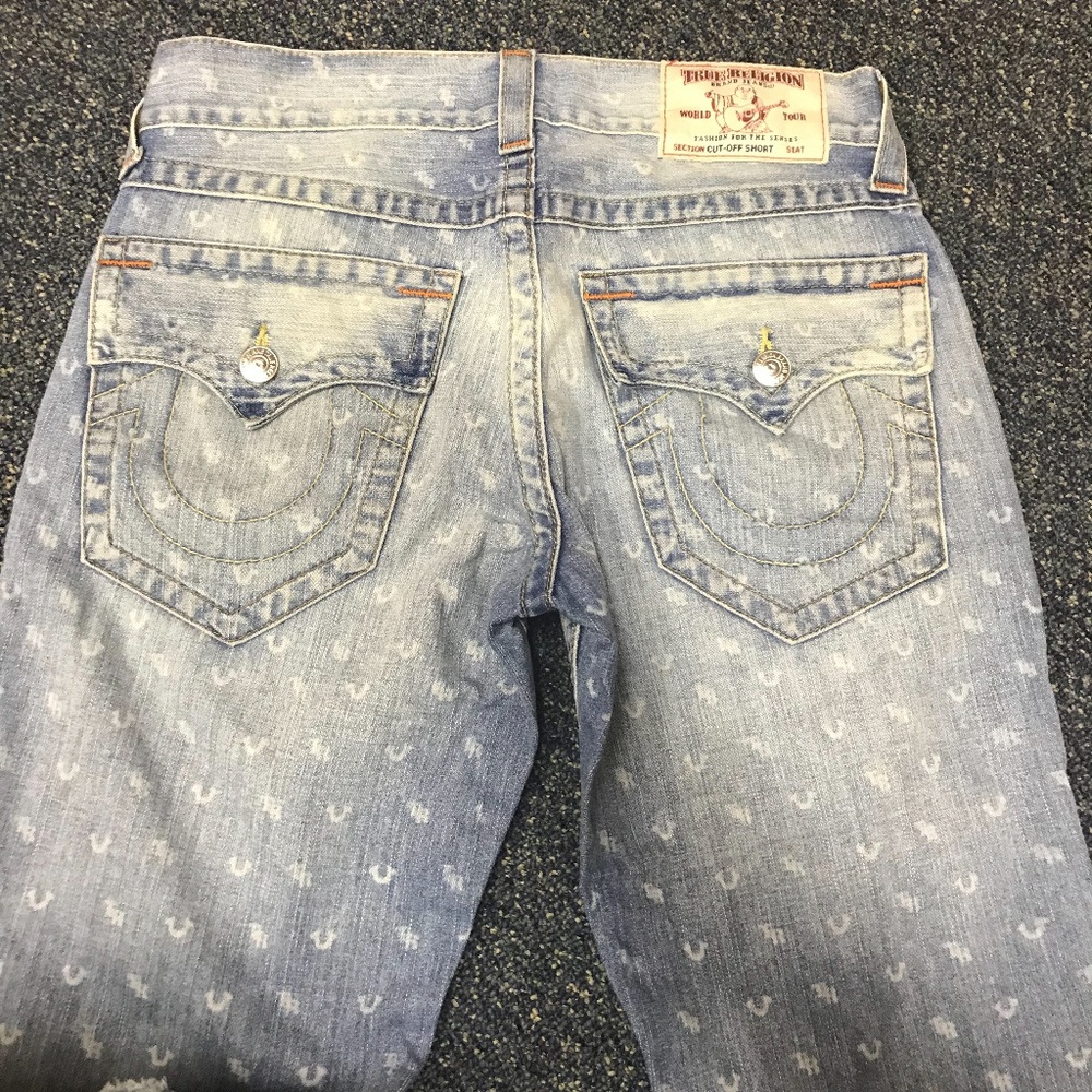 True Religion shorts sized 31 section cut offs